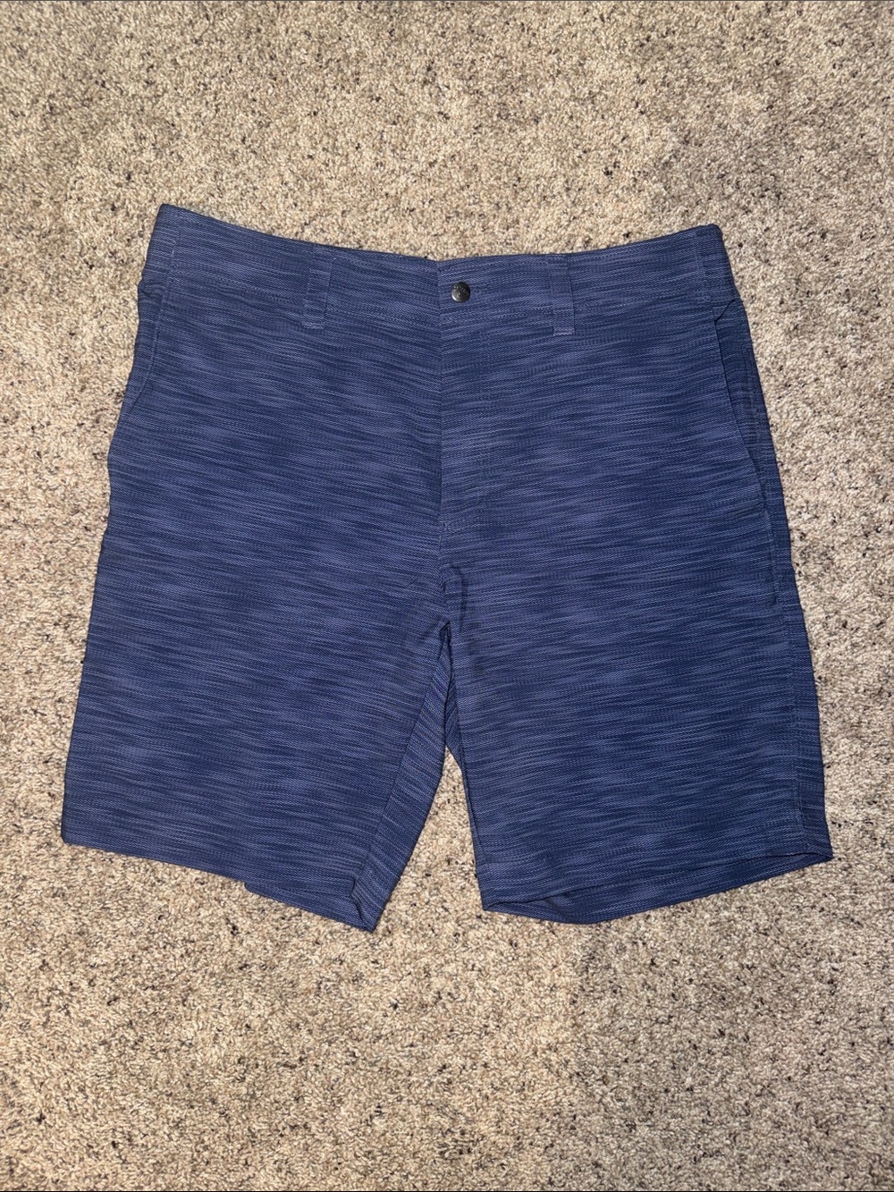 Callaway Navy Blue Striped Men’s Golf Shorts